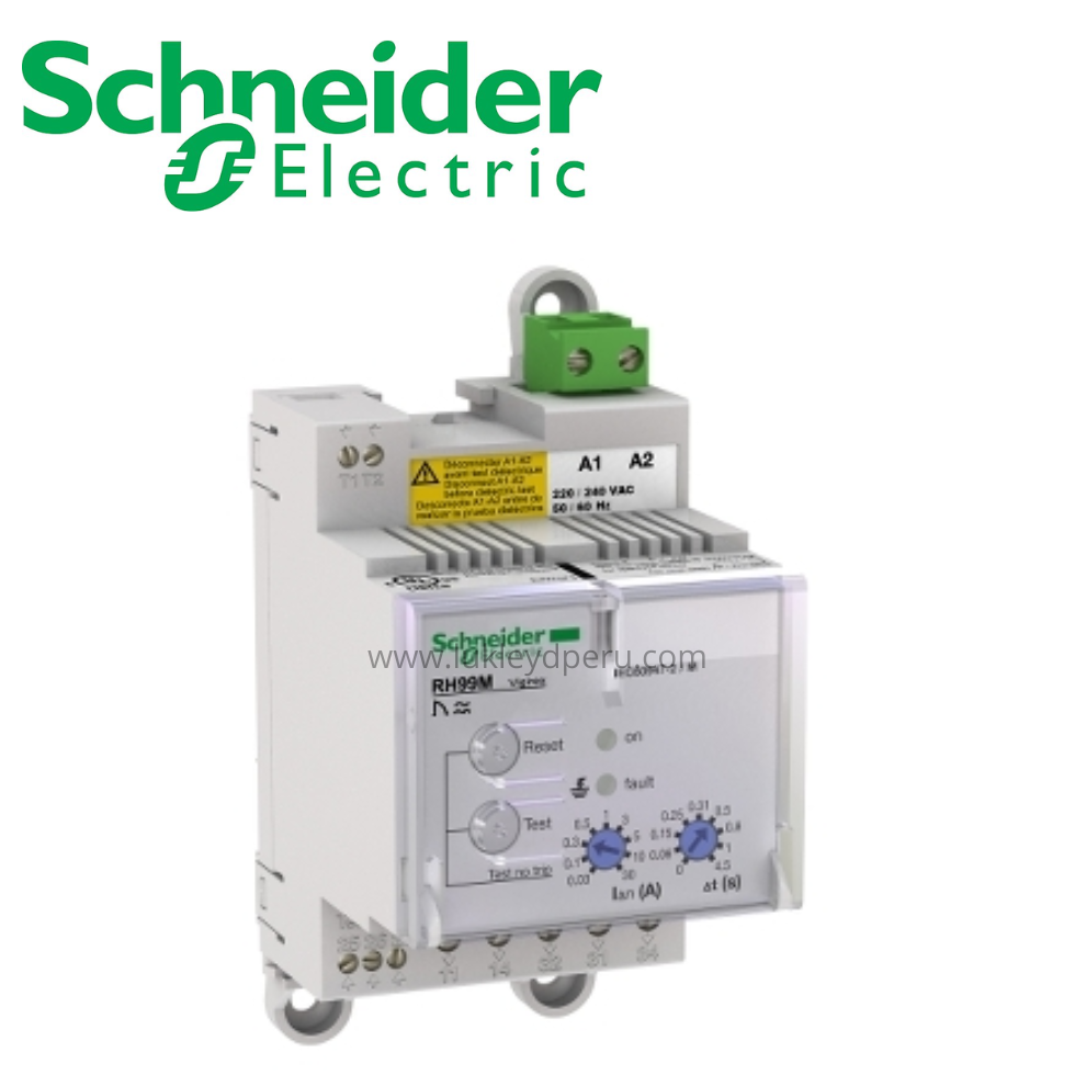 Rele de proteccion diferencial 110-130VAC Clase A SCHNEIDER ELECTRIC