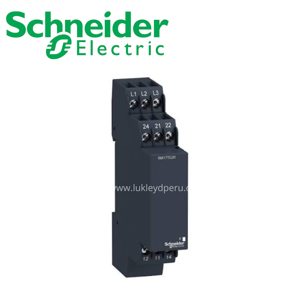 Rele de secuencia y falta de fase trifásico 208/440VAC din SCHNEIDER ELECTRIC