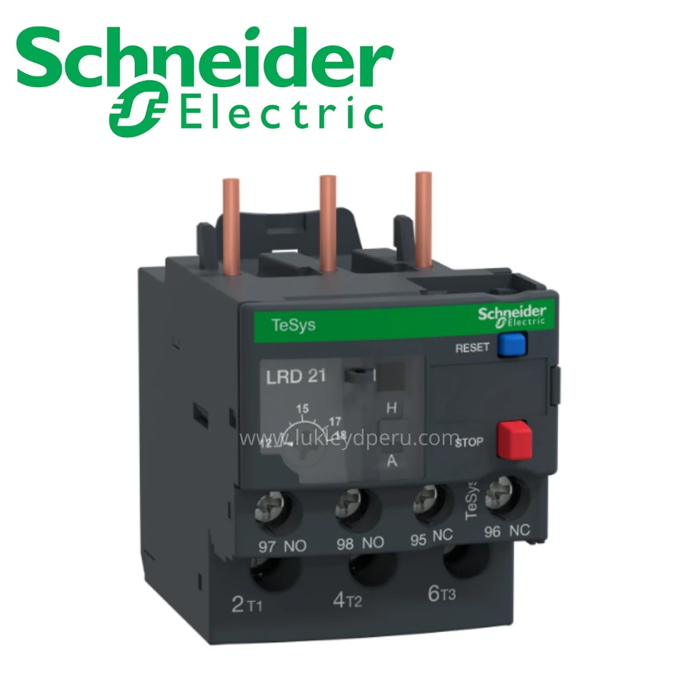 Relé térmico 12-18A para contactores LC1-D18..D38 SCHNEIDER ELECTRIC