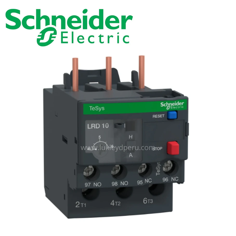 Relé térmico 4-6A para contactores LC1-D09..D38 SCHNEIDER ELECTRIC