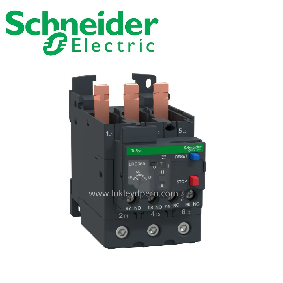 Relé térmico 48-65A para contactores LC1-D50..D65 SCHNEIDER ELECTRIC