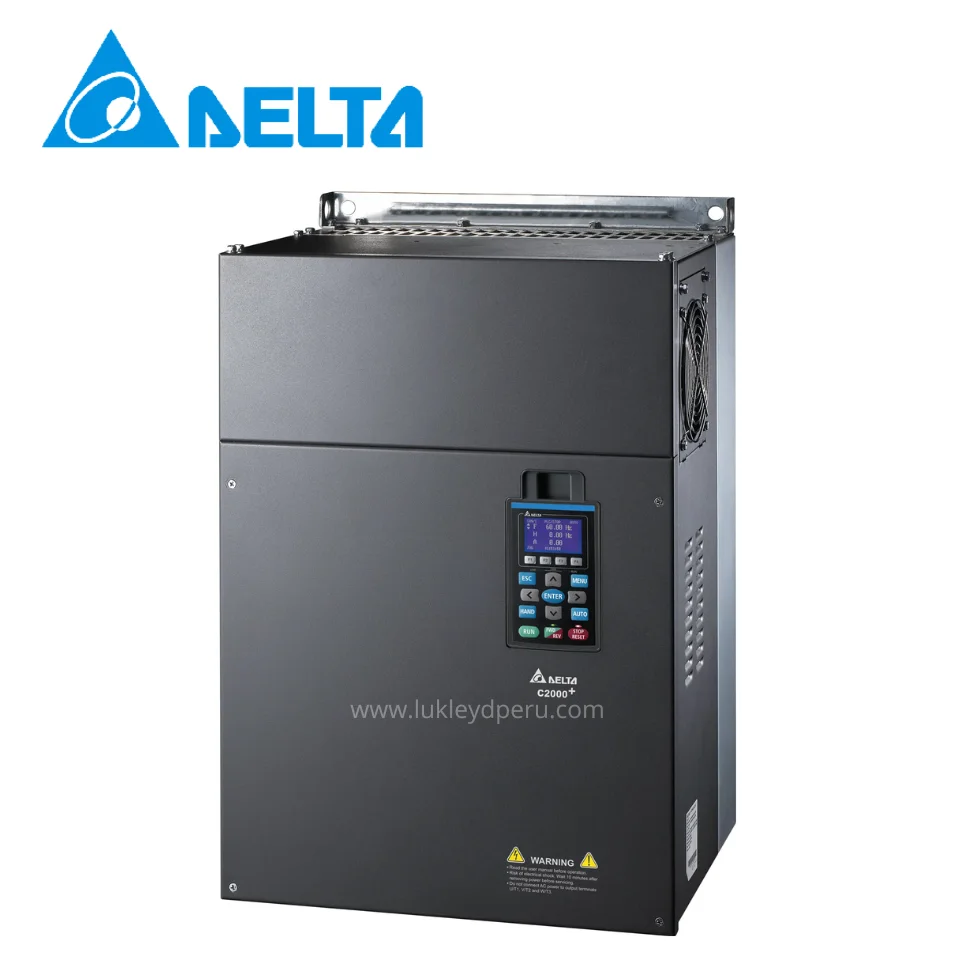 VARIADOR DE VELOCIDAD CP2000 DE 185KW-250HP, 370A 380-480VAC TRIFÁSICO - DELTA