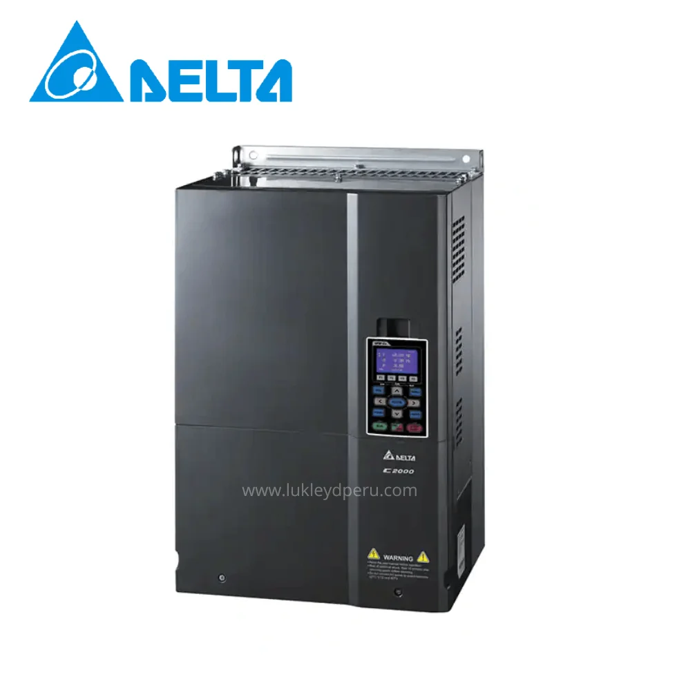 VARIADOR DE VELOCIDAD C2000+ 37KW-50HP 69A, 380-480VAC TRIFÁSICO - DELTA