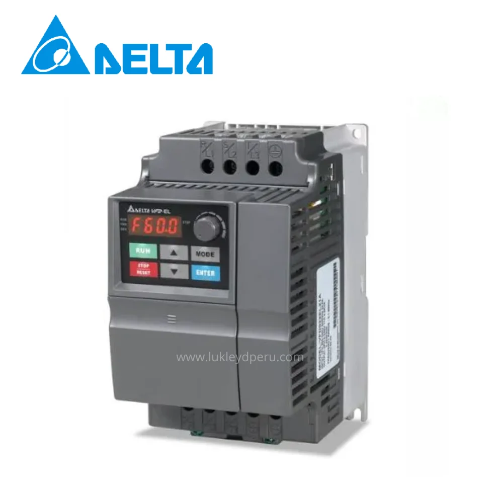 VARIADOR DE VELOCIDAD EL-W DE 2.2KW-3HP, 5.5A 380-480VAC TRIFÁSICO DELTA