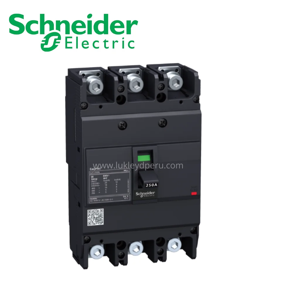 Interruptor termomagnético fijo 3x250A 50/25/20kA 240/380/440V SCHNEIDER ELECTRIC