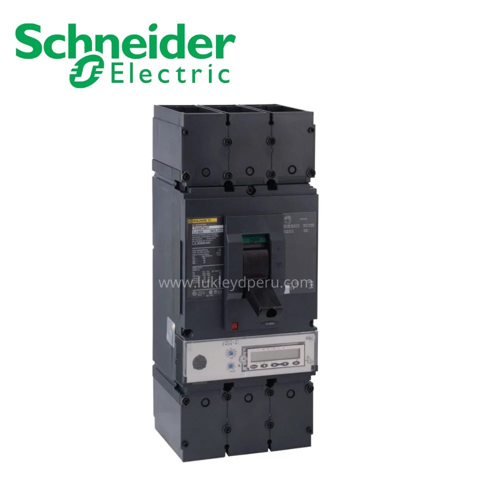 Interruptor termomagnético regulable 3x400A 25kA 600V micrologic 6.3A NEMA SCHNEIDER ELECTRIC
