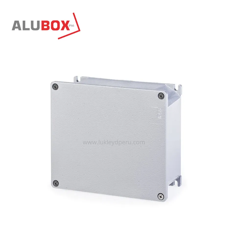 CAJA DE ALUMINIO HERMÉTICO 192x168x80mm - ALUBOX
