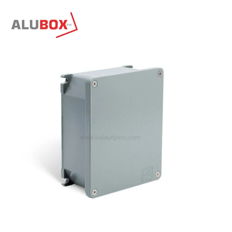 CAJA DE ALUMINIO HERMÉTICO 410x315x150mm - ALUBOX
