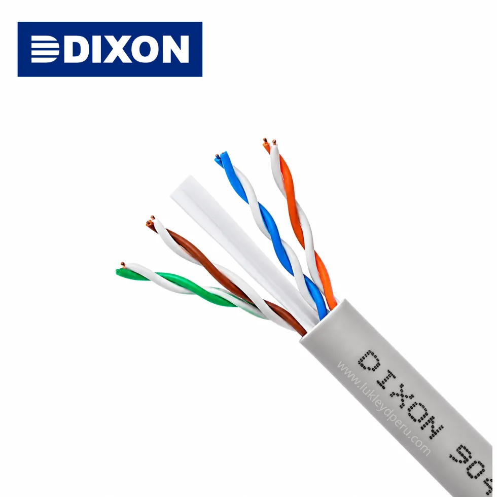 CABLE DE COBRE UTP CAT.6 9040/24 LSZH 4PX24AWG - DIXON