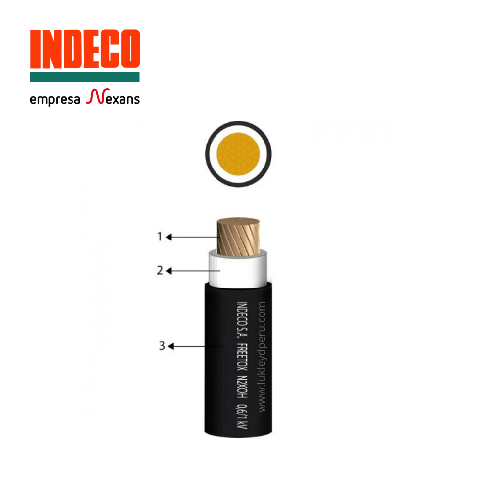 Cable N2XOH INDECO 1x4mm2