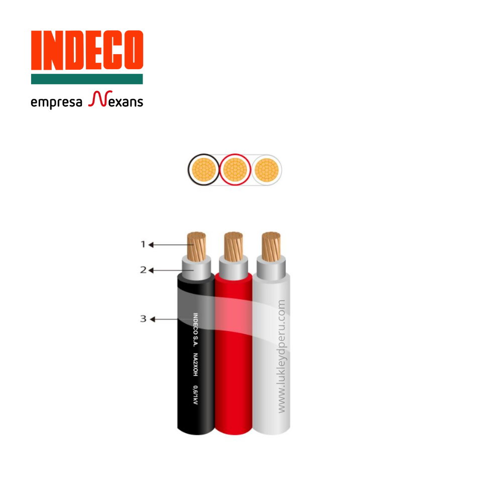 CABLE N2XOH INDECO 4MM2 FREETOX 0,6/1KV