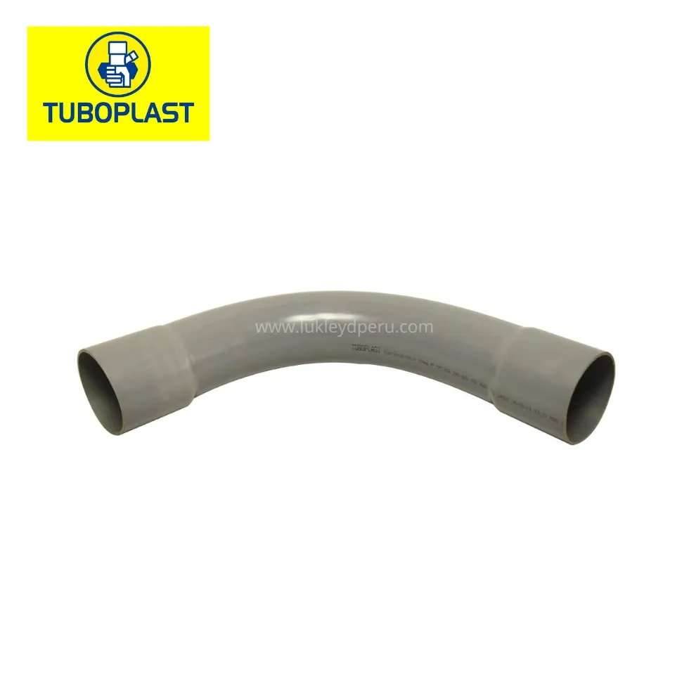 CURVA PVC SAP 1/2´´ X 90° - TUBOPLAST