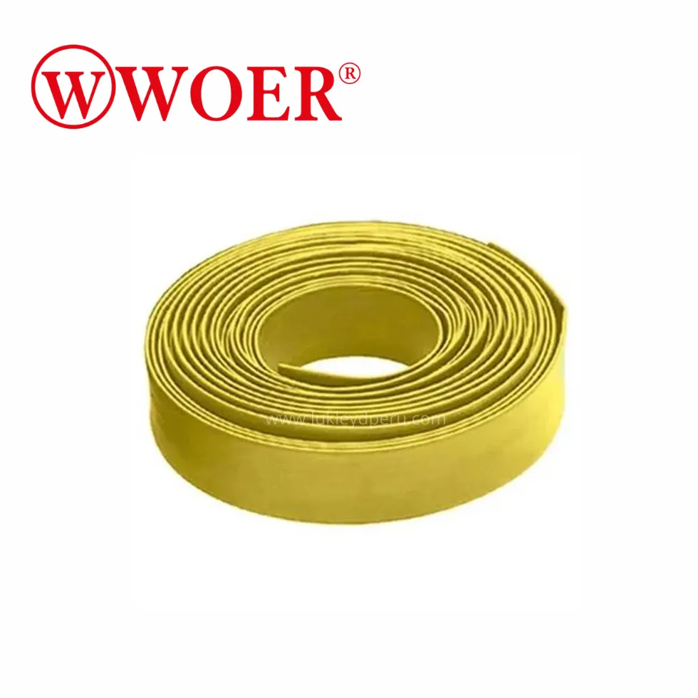MANGAS TERMOCONTRAIBLES AMARILLO BAJA TENSION 1/8'' 8-12AWG RLL 400MT - WOER