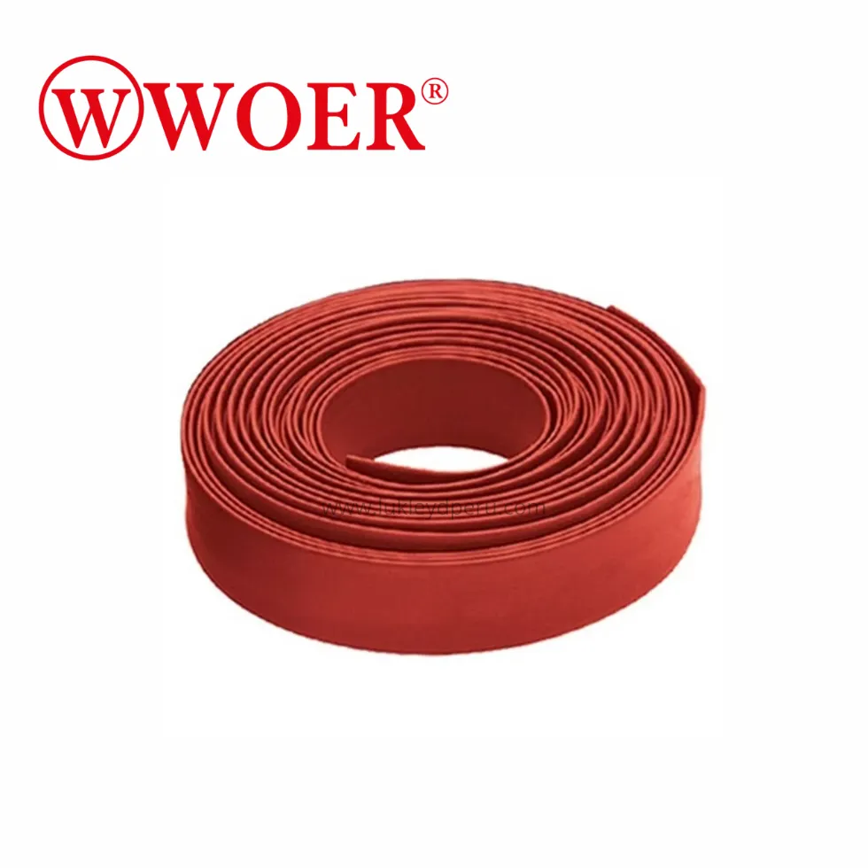 MANGAS TERMOCONTRAIBLES ROJO BAJA TENSION 1/8'' 8-12AWG RLL 400MT - WOER