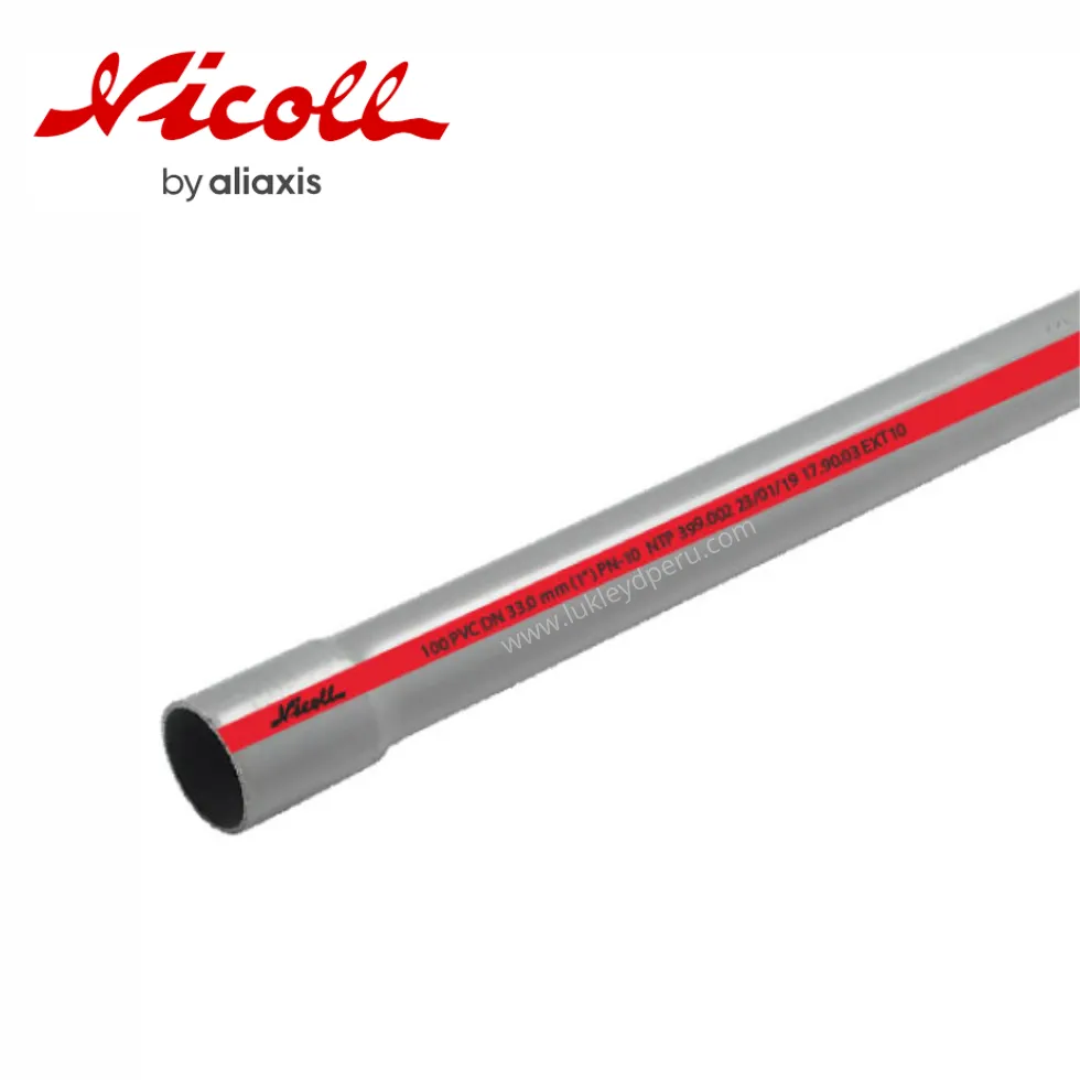 Tubo PVC Agua Presión Clase 10 1/2´´ – NICOLL