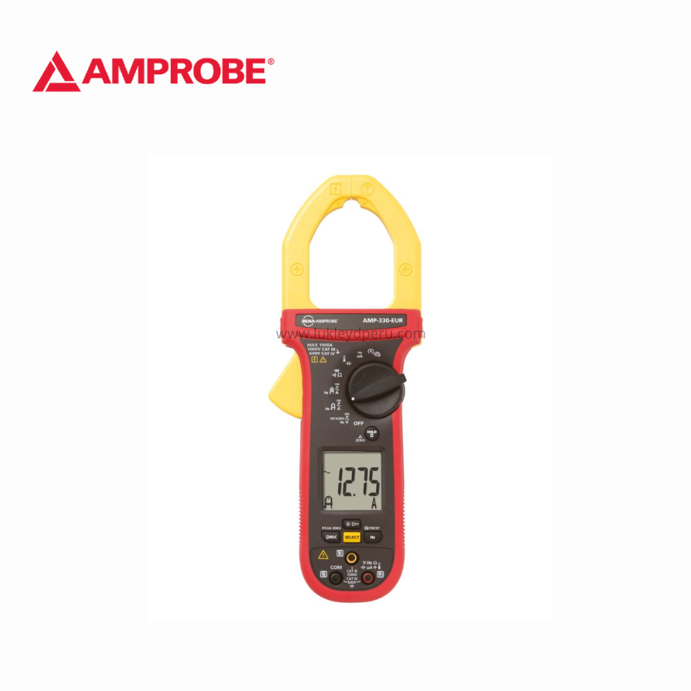 PINZA AMPERIMETRICA 600A AC/DC 60K 2500ΜF TRU RMS