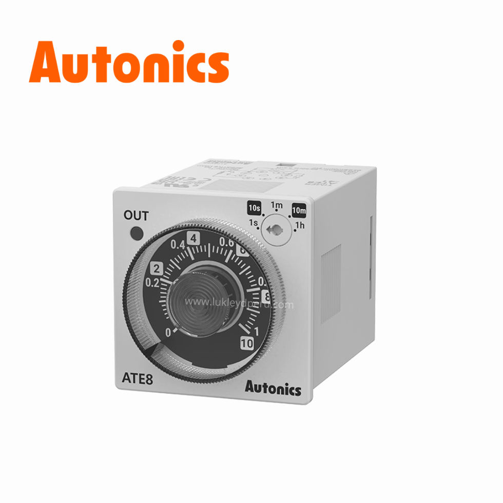 Temporizador Analógico Simple 8 Pines, 100-240VAC/24-240VDC 48x48mm IP40 AUTONICS