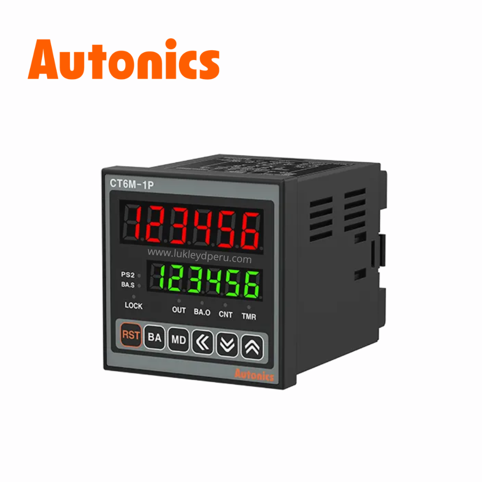 Contador/Temporizador Digital 6 digitos, 100-240VCA 72x72x90mm - AUTONICS