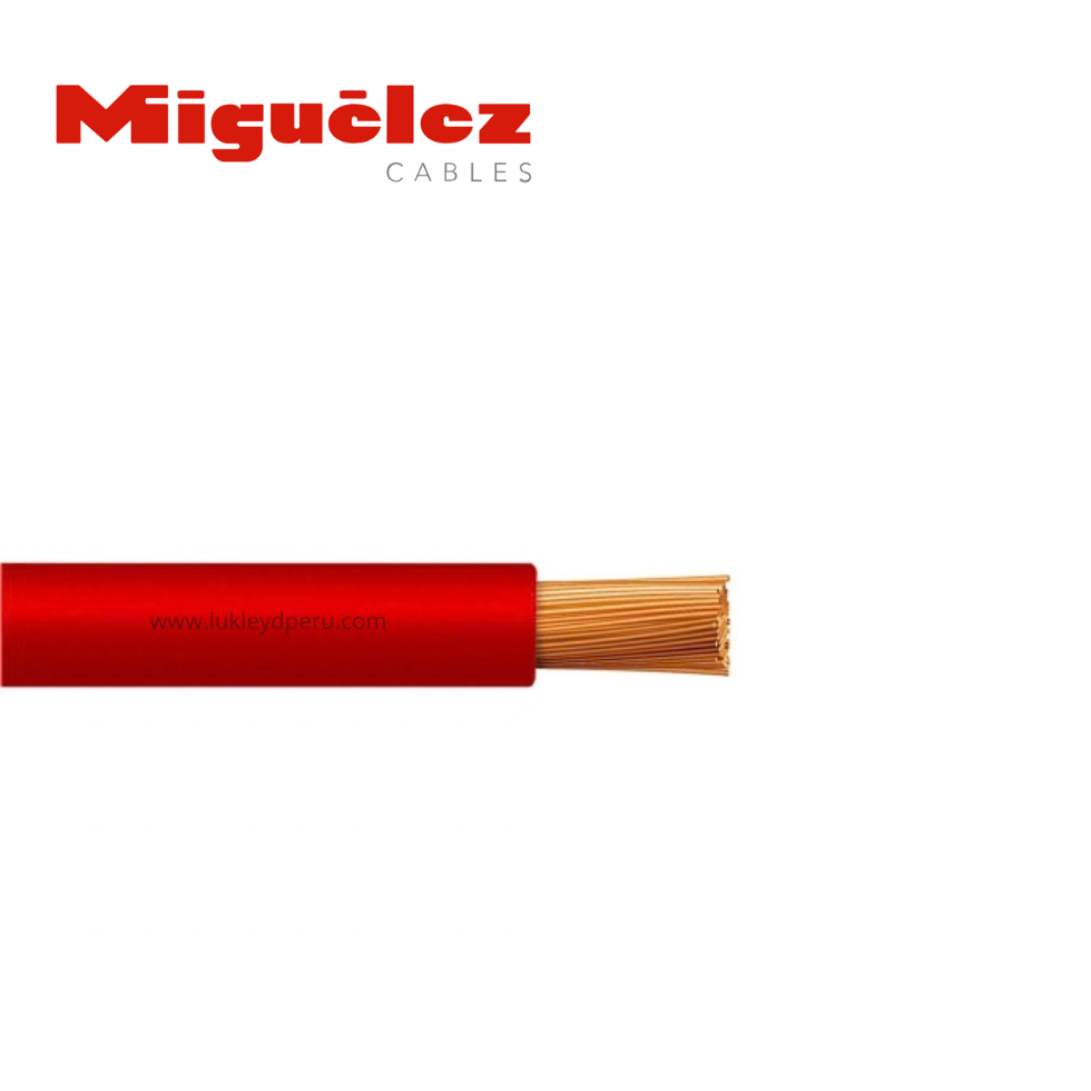 Cable H07Z1-K 16mm2 rojo 450/750V libre de halógeno clase 5 x rollo