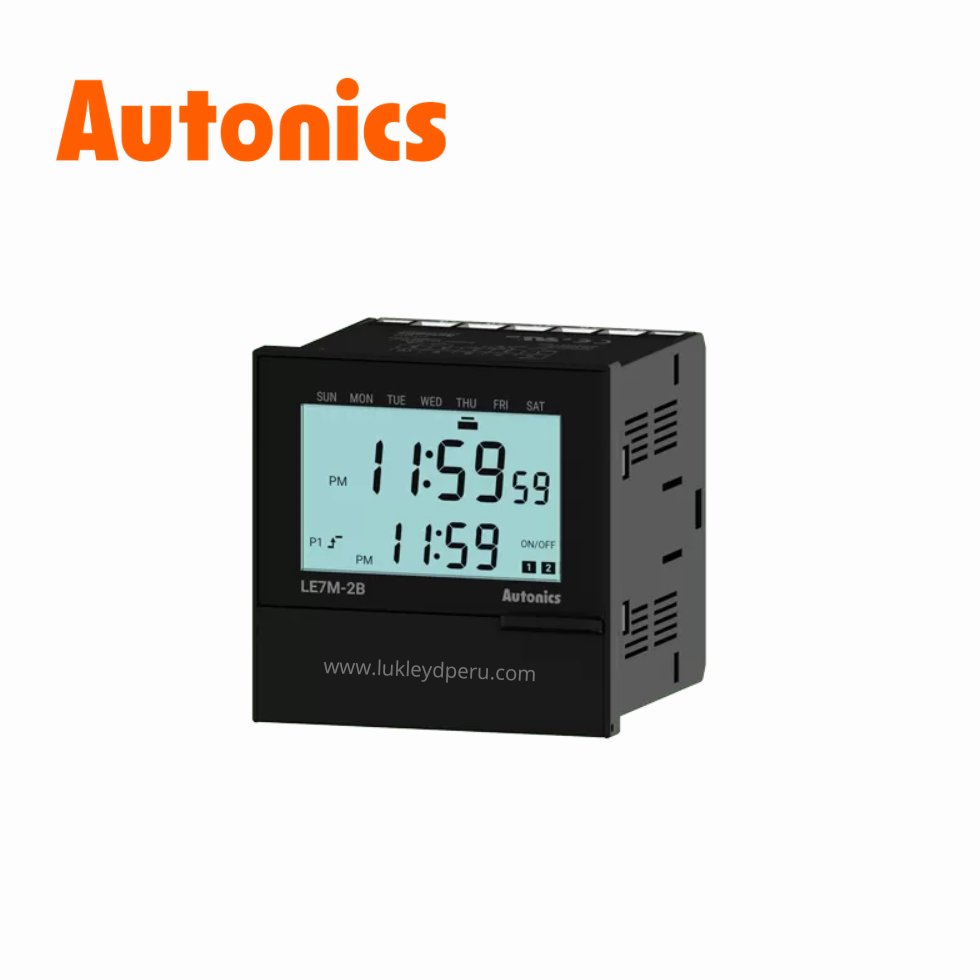 Temporizador Digital Horario Semanal/Anual, 220-240VAC 72x72mm AUTONICS