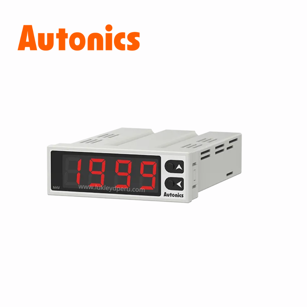 Medidor de Escala Digital 4 digitos, 12-24VDC 75x25mm AUTONICS