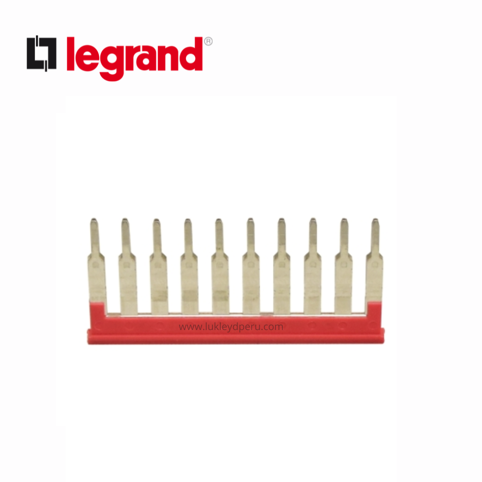 Peine de conexión equipotencial p/10 bornes 5mm