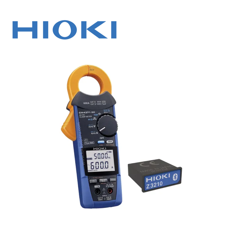 Pinza amperimétrica digital 600A AC/DC 1000VAC/DC 6m OHM TRMS