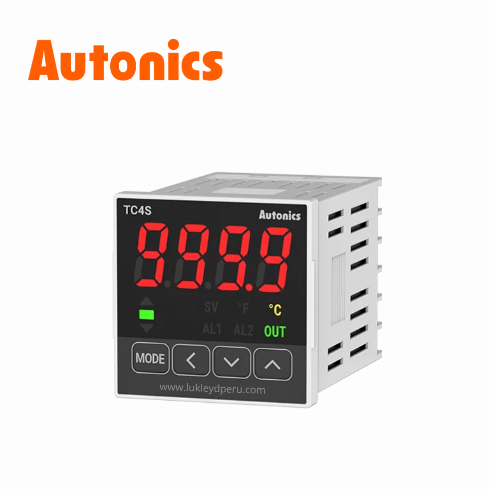 Controlador de Temperatura PID 4 dígitos, 100-240VAC 48x48mm AUTONICS