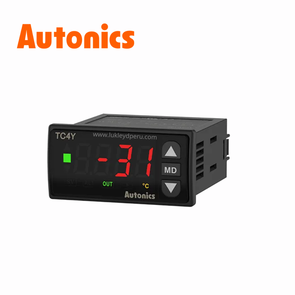 Controlador de Temperatura PID 4 dígitos con Alarma, 100-240VCA 72x36mm  AUTONICS