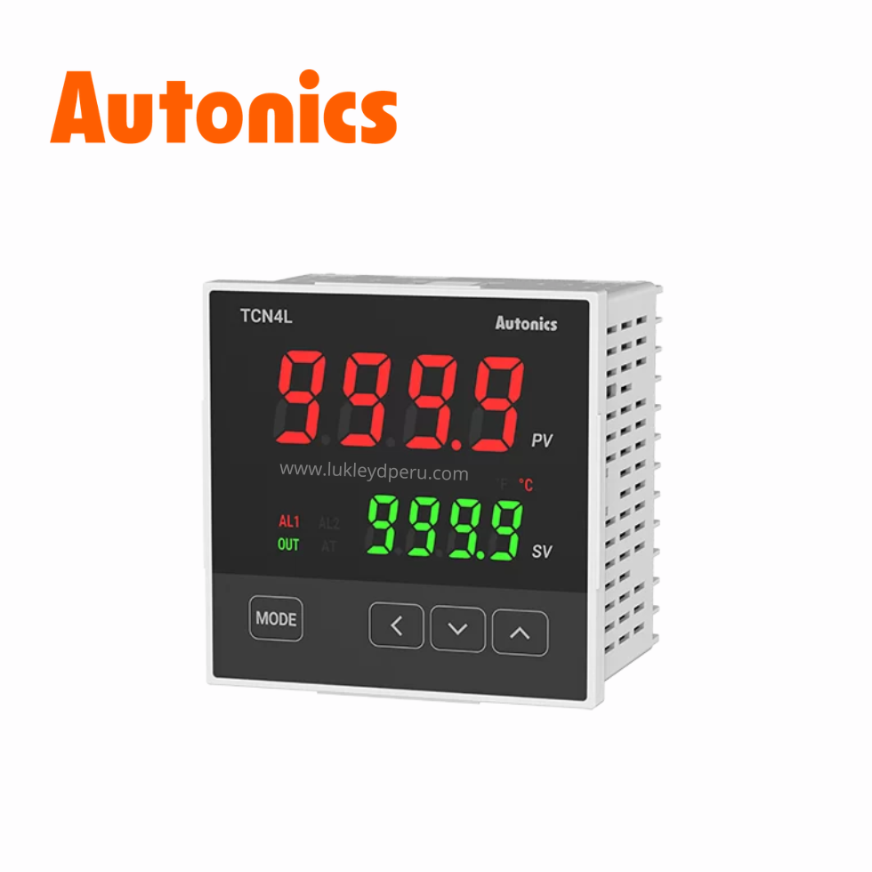 Controlador de Temperatura PID 4 dígitos con Alarma, 24VAC/24-48VDC 96X96mm  AUTONICS