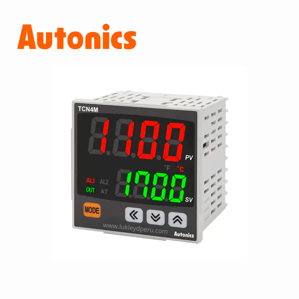 Controlador de Temperatura PID 4 dígitos con Alarma, 24VAC/24-48VDC 72x72mm  AUTONICS