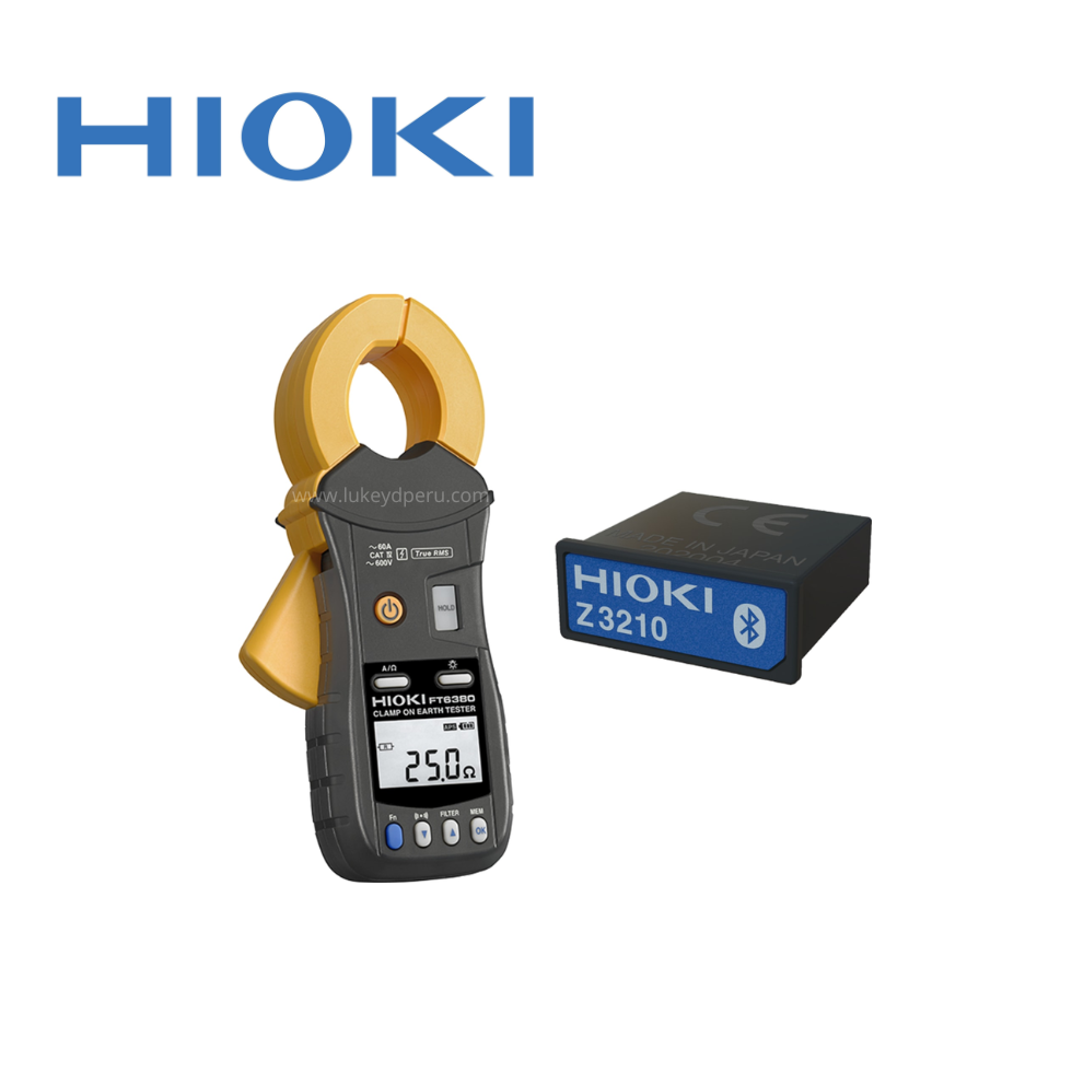 Telurómetro digital tipo pinza 0.2-1.6kOhm, 60AAC